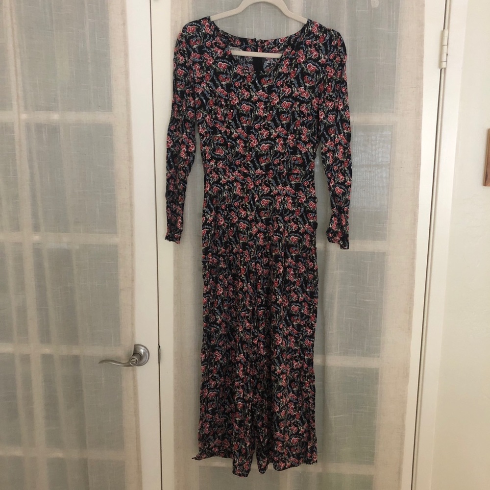 Floral Long Sleeve Jumpsuit